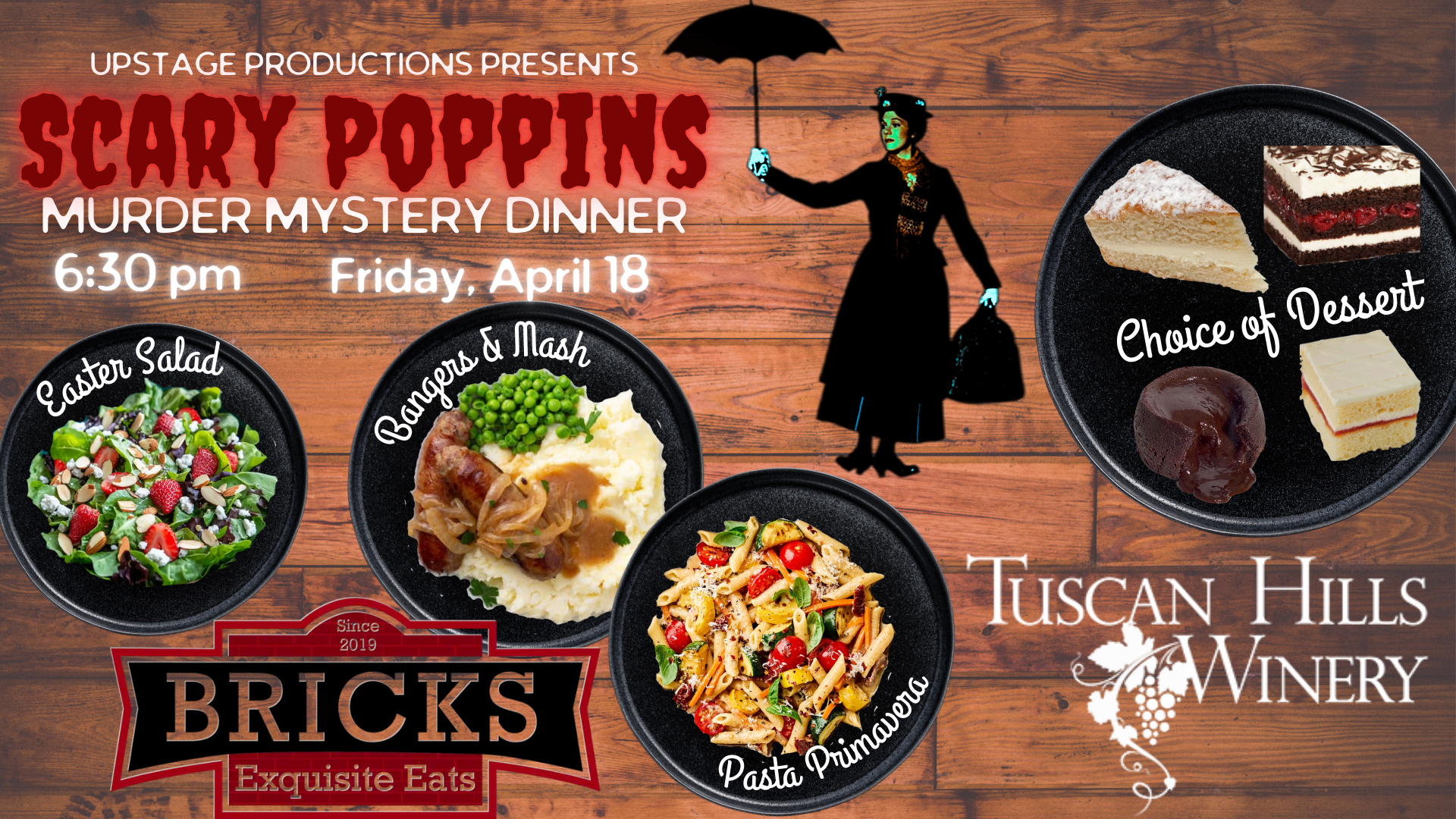 scary poppins menu