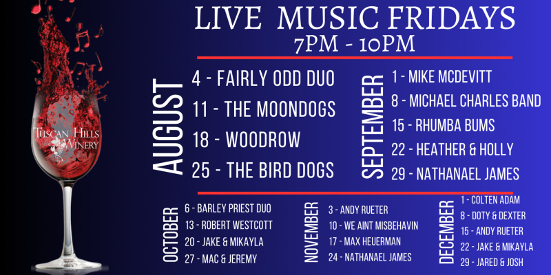 LIVE MUSIC FRIDAYS