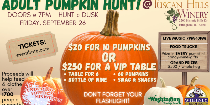ADULT PUMPKIN HUNT