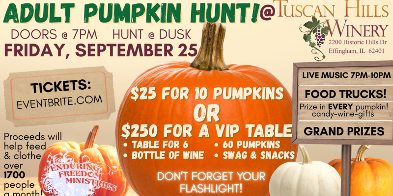 ADULT PUMPKIN HUNT
