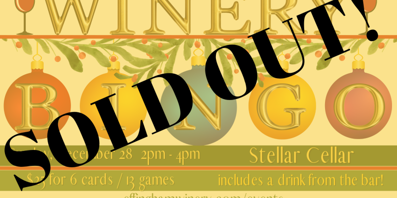 Winery Bingo SOLD OUT