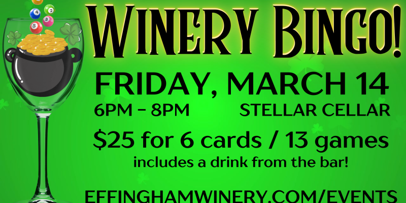Winery Bingo March